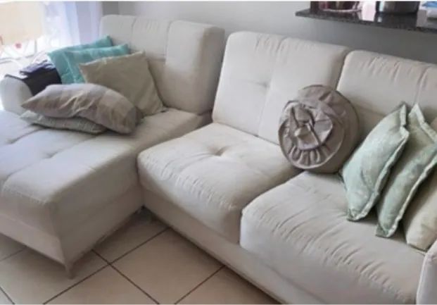 Sofá com chaise Casa Barroco65578333472513121