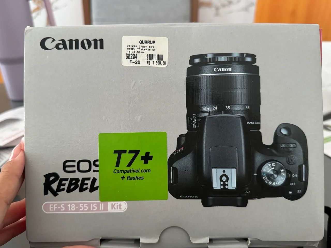 Câmera Cânon T7+  - Foto 4