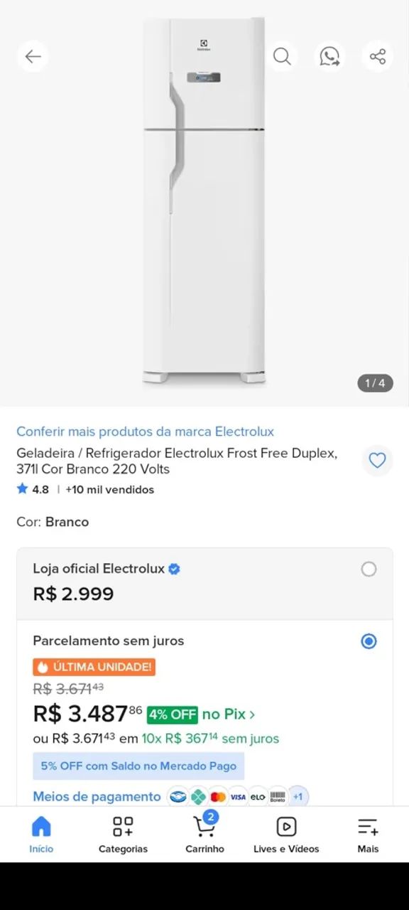 Vendo geladeira  - Foto 2