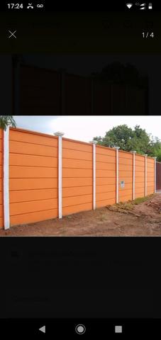 Casa pré moldado de concreto, muros pré moldado de concreto de placas e gradil - Foto 2