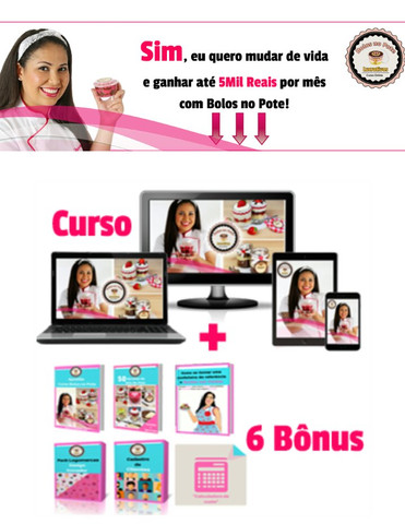 Curso de Bolo no Pote - Foto 3