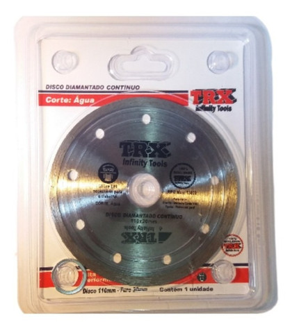 Disco liso continuo diamantado trx