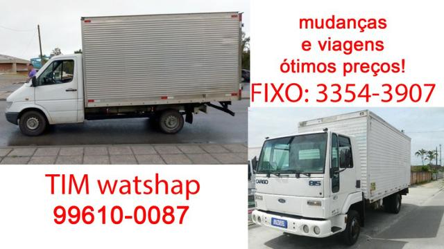 Mudanças fretes grandes e pequenas viagens otimos preços confira!