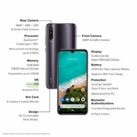 Smartphone Xiaomi Mi A3 64gb 48mp(10xS/Juros)Garantia 1 Ano -Somos Loja Fisica - Foto 3