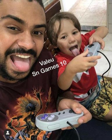 ?Super nintendo portátil Conectou jogou sn games 10 - Foto 3