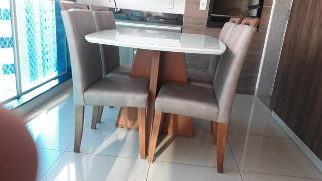 Mesa Senna 4 pintura Laka e madeira - Foto 2