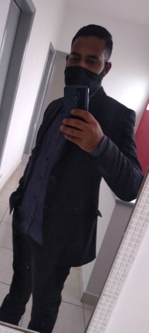 Terno preto slim