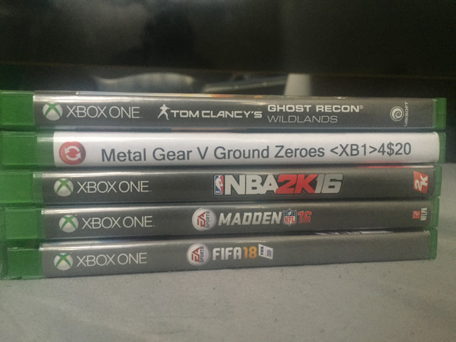 Vendo jogos de Xbox one