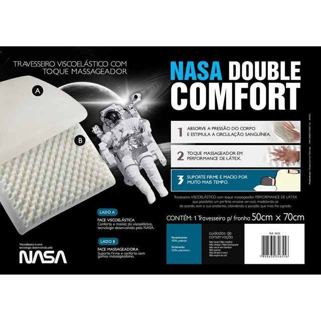 Travesseiro Nasa Double Comfort - Foto 4