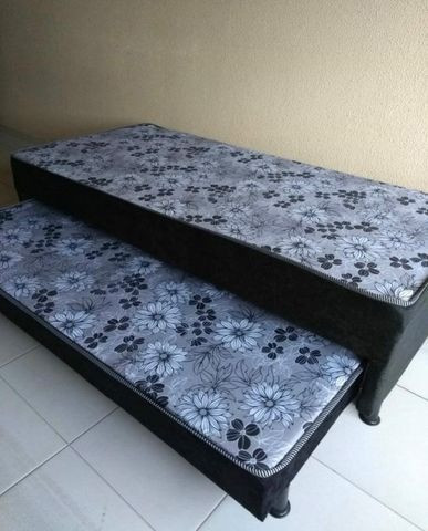 Cama Box Solteiro Com Auxiliar Direto Da Fábrica - Foto 2