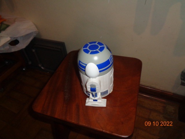 Porta Cereal R2d2 Com Colher De Plástico Nestlé - Star Wars - Foto 2