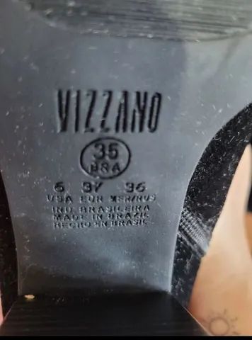 Bota preta cano alto camurça Vizzano NOVA - Foto 4