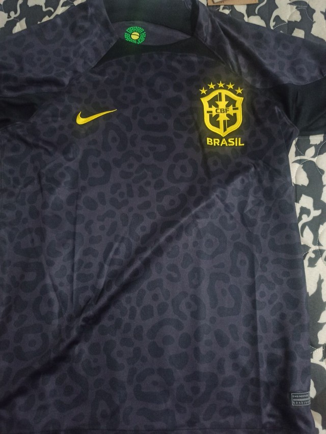 Camisa de Goleiro Preta Seleção Brasileira 2018
