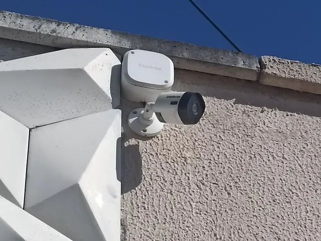 Kit 4 câmeras Intelbras já instalado  - Foto 4