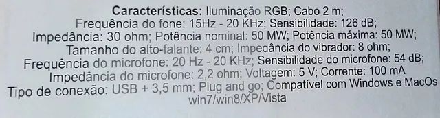 Fone De Ouvido- Headset Gamer Hk15 Dpxg005 - Foto 5