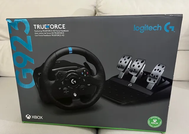 Kit Volante Simulador Logitech G923 (PS/PC) + Suporte SGT SGT