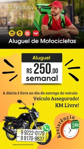 Aluguel de moto  +3440 anúncios na OLX Brasil