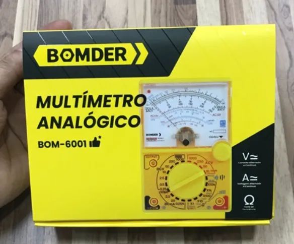 Multímetro Analógico Profissional Bomder BOM-6001 com Ponta De Prova - Foto 2