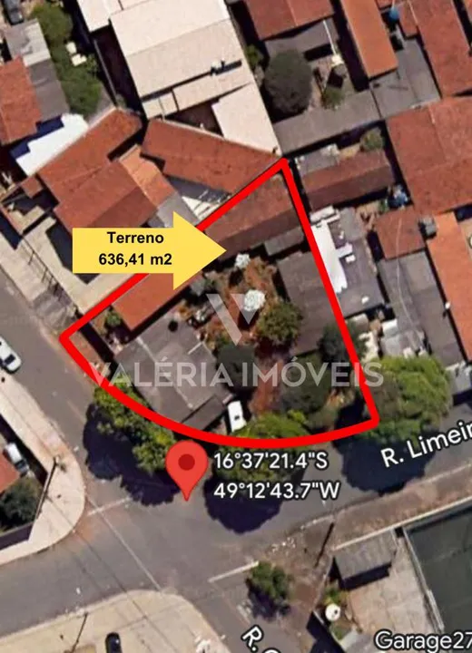 Lote Terreno para venda com 636 m2 em Jardim Guanabara - Goiânia - GO