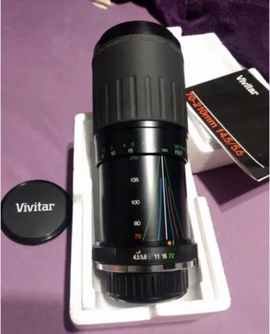 Objetiva Vivitar 70 - 210mm Com Macro 1:4x - Foto 2