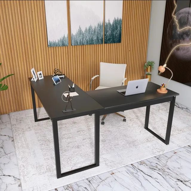 Mesa Estilo Industrial Computador Notebook Escritório 150cm