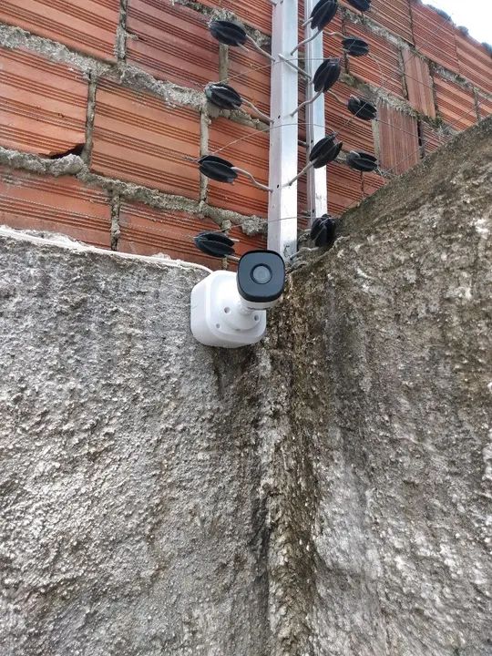 Câmera de Segurança Intelbras kit com 4 completo e instalado, cerca Espiral Concertina. - Foto 6