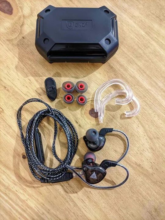 Fone Profissional Qkz AK6 /Os Melhores Graves/Microfone/retorno de PALCO E games - Foto 4