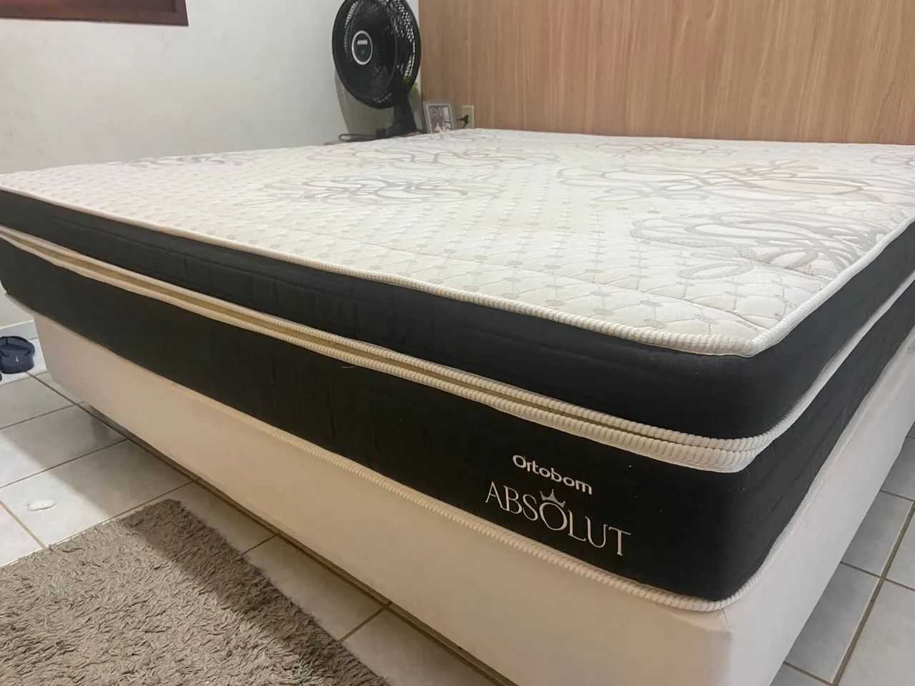 Cama Box Casal com Colchão