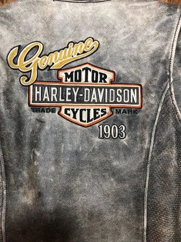 Jaqueta de Couro Original Harley Davidson  - Foto 5
