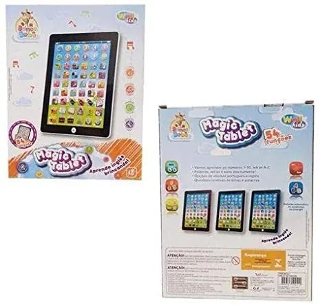 Tablet  Educativo S/ Visor 54funções A Pilha Aa  Wb3417