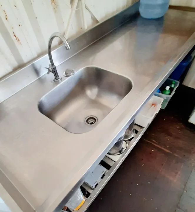 Bancada de Inox com Pia - Foto 3