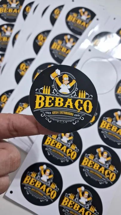 Adesivo Personalizado Recortado Redondo - Foto 6