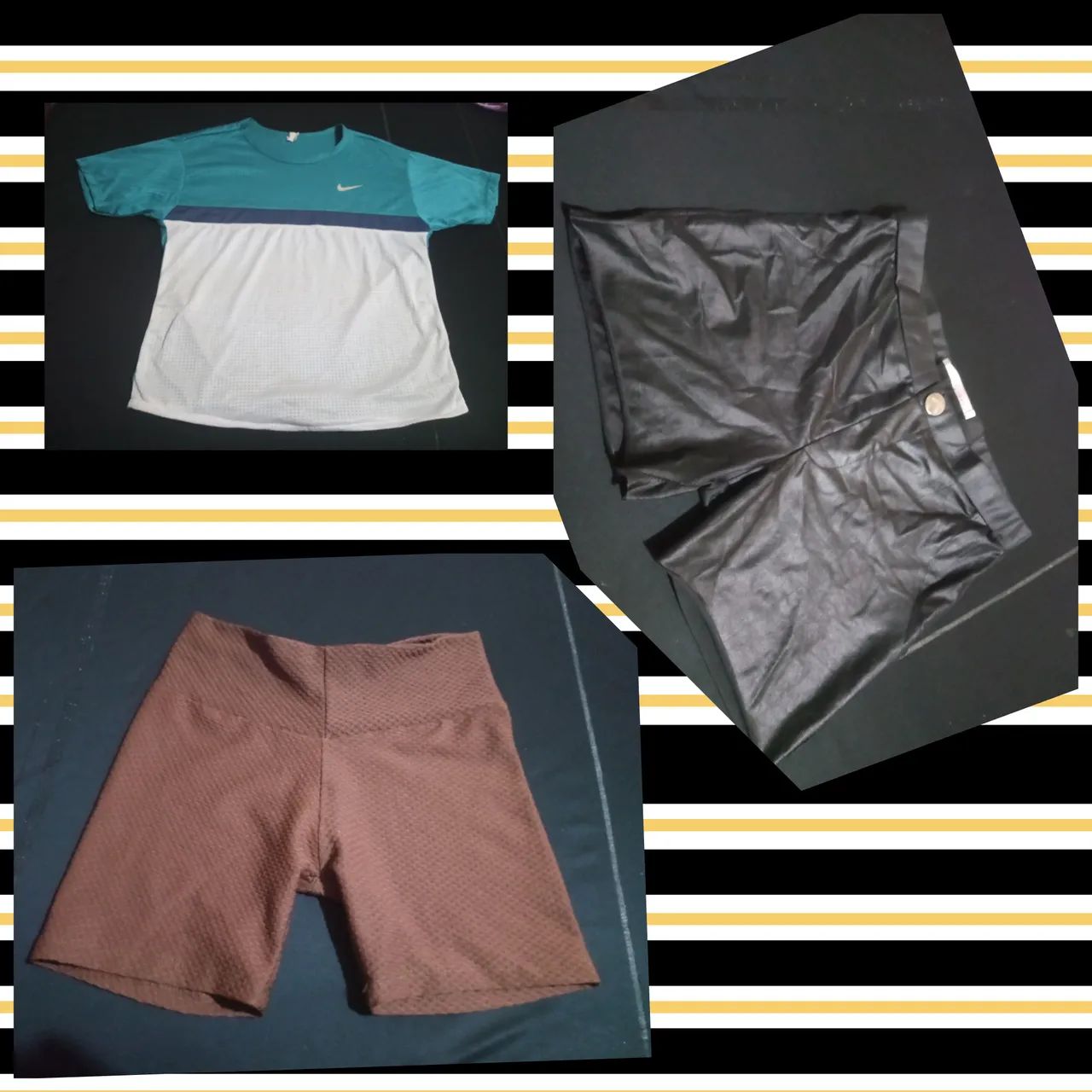 Lote de Roupas para Caminhadas/Academia Feminino M