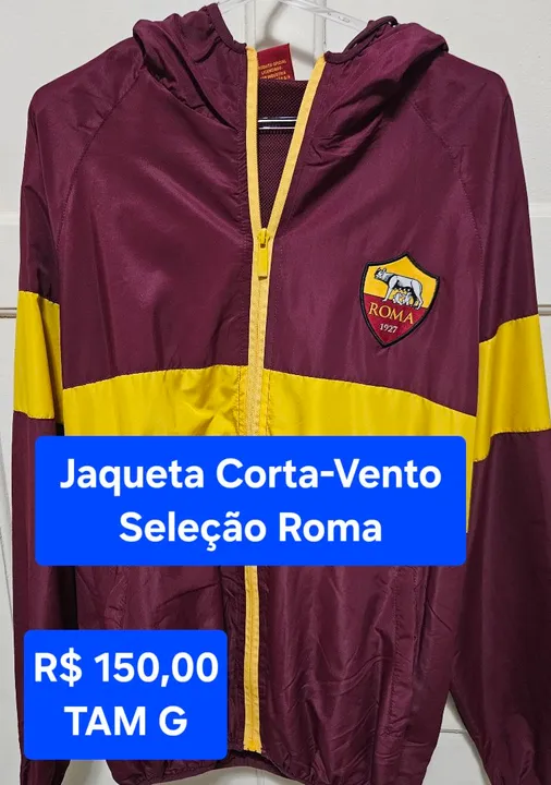 Jaqueta Corta-Vento Seleção Roma