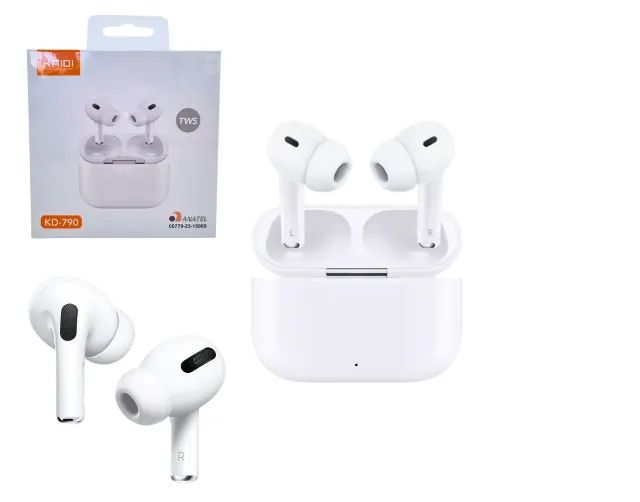 Fone de Ouvido Bluetooth Kaidi KD-789/790 - Branco - Foto 6