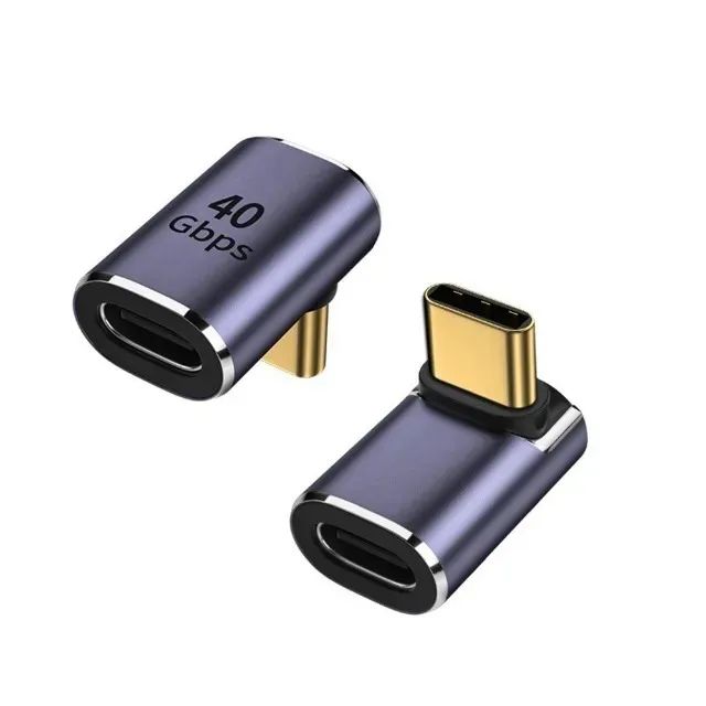 Adaptador USB4 Tipo C Macho para Fêmea 40 Gbps 8K PD 100 W Conversor USB-C - Foto 5