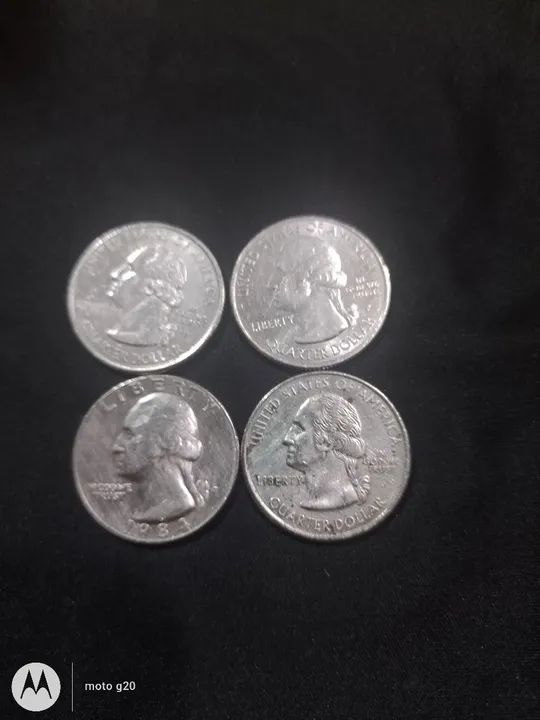 MOEDAS AMERICANAS,1984,1999,2000,2017 - Foto 3