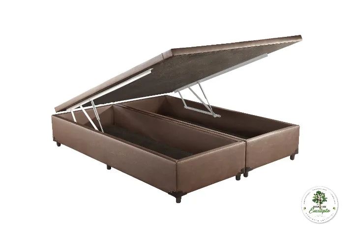 quarto cama base bau queen size - Foto 3