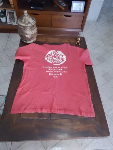 Camiseta LEVI'S  vermelha  P - Foto 3