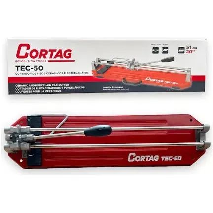 Cortador Riscadeira Pisos E Azulejos Porcelanato Tec 50 Cortag Corta Até 50cm