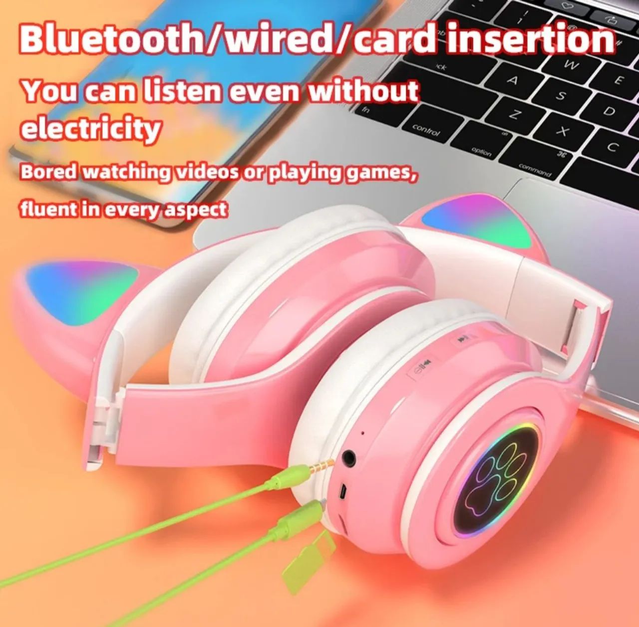 FONE BLUETOOTH GATINHA P91H  - Foto 5