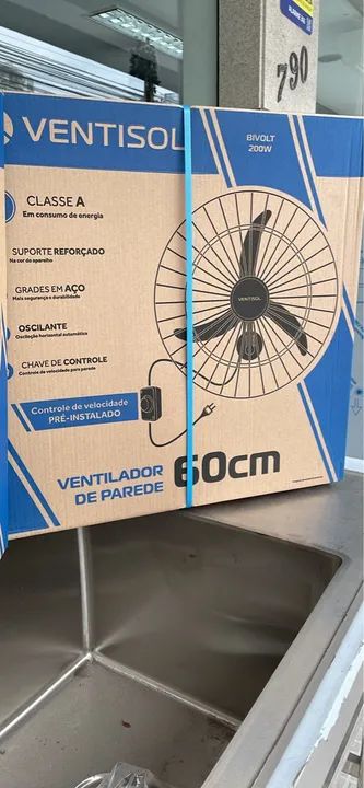 Ventilador de Parede Ventisol 60cm Bivolt - Foto 2