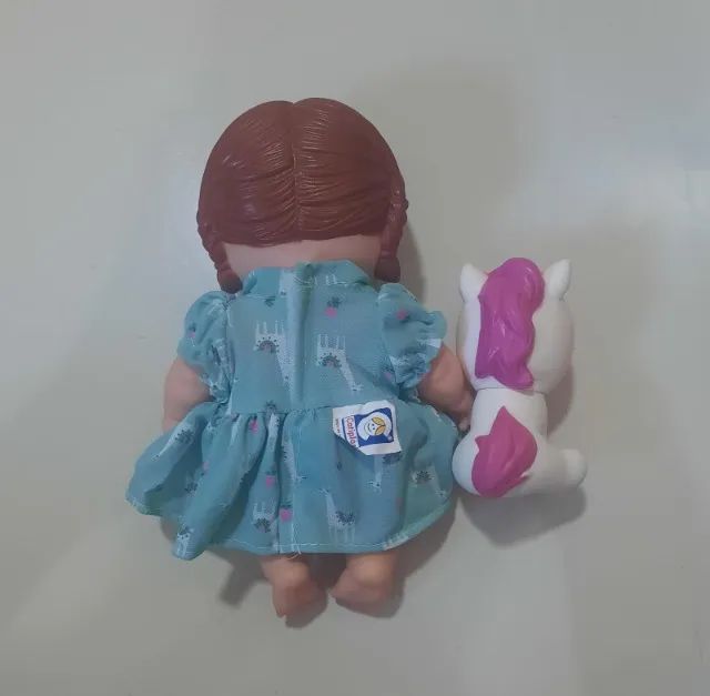 Boneca Pop Surprise Morena Com Pet Unicornio (Sem Caixa) - Foto 2