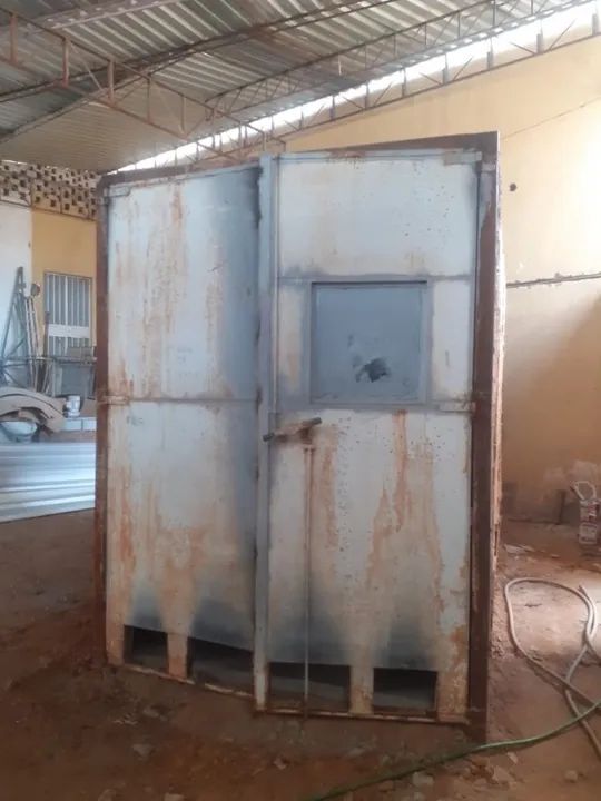 Estufa de pintura eletrostática