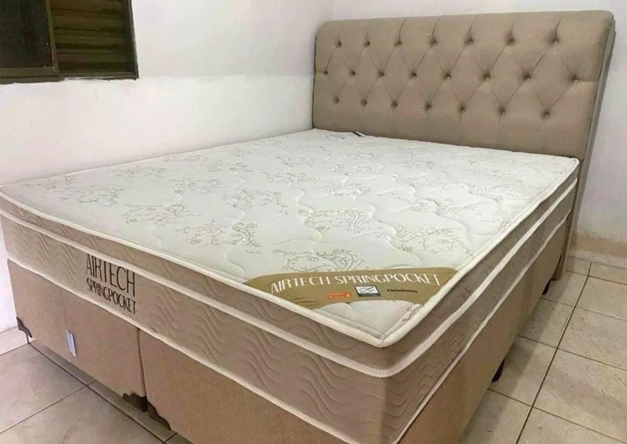 Cama Box King Ortobom Airtech (Nova Direto da Fábrica) - Foto 2