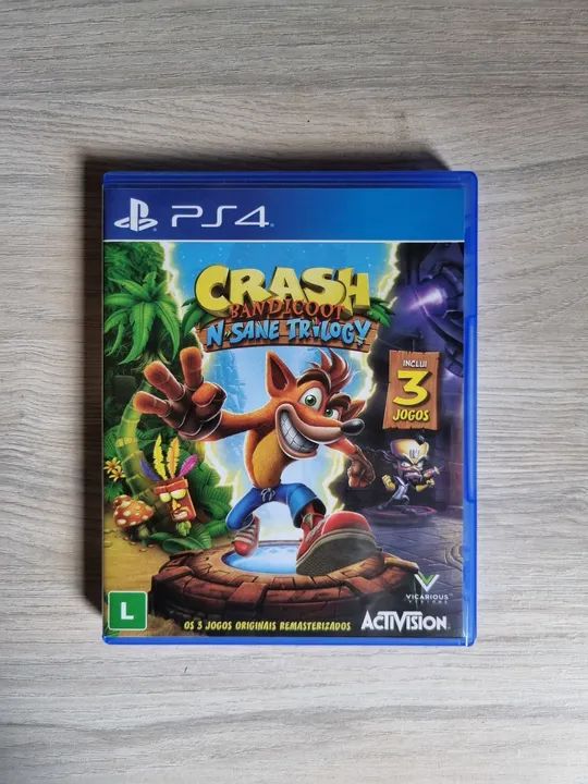 Crash Bandicoot N. Sane Trilogy PS4 Jogos de Video Game Jardim Country Club Pocos de Caldas 1365142295 OLX