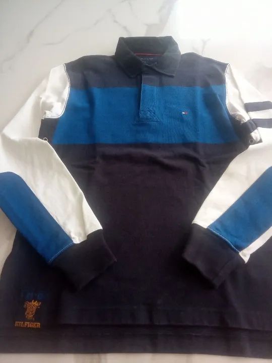 Camisa pólo manga comprida Tommy Hilfiger original  - Foto 2