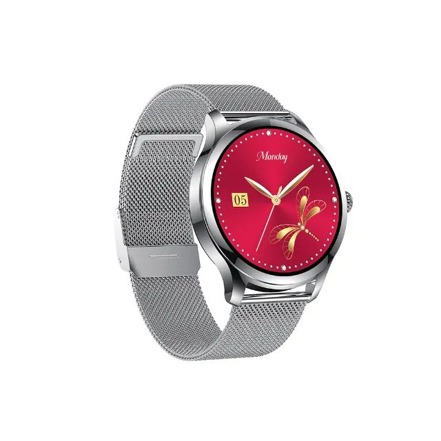 SmartWatch Level LVW-30, Tela TFT de 1.32", compatível com iOS e Android Silver - Foto 6