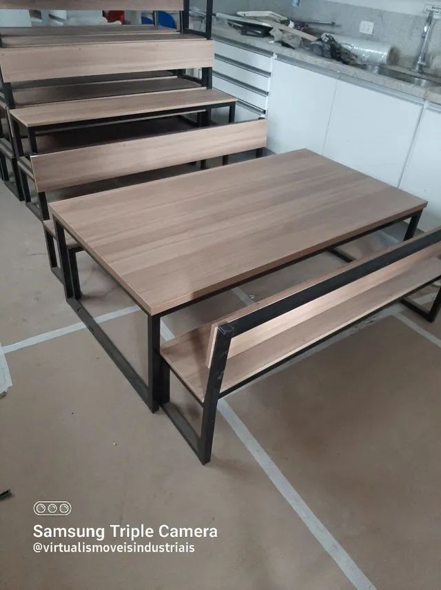 Mesa com banco infantil - Foto 2