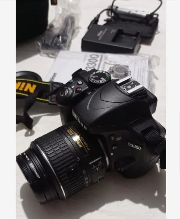 Camera Nikon D3300 + Lente Nikon 18-55mm - (3890 Cliques) - Foto 3